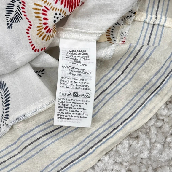 Madewell x Warm Drawstring Boho Tank Top Honolulu Hibiscus - Picture 7 of 11